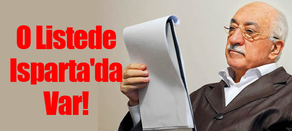 O Listede Isparta'da Var!