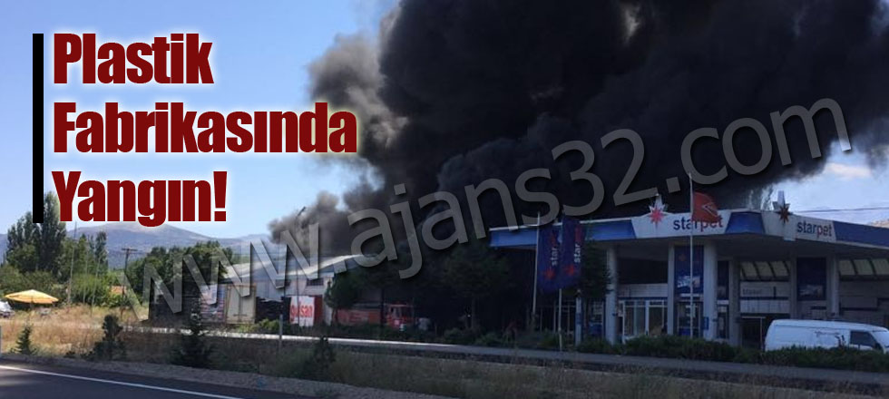 Plastik Fabrikasında Yangın!