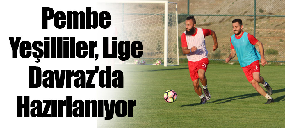 Pembe Yeşilliler, Lige Davraz'da Hazırlanıyor