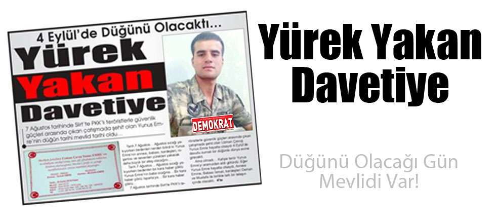 Düğünü Olacağı Gün Mevlidi Var!