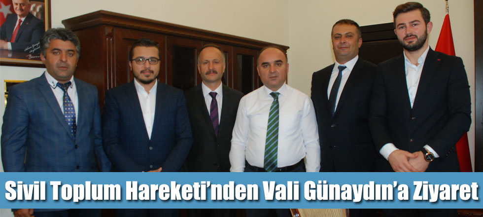Sivil Toplum Hareketi'nden Vali Günaydın'a Ziyaret
