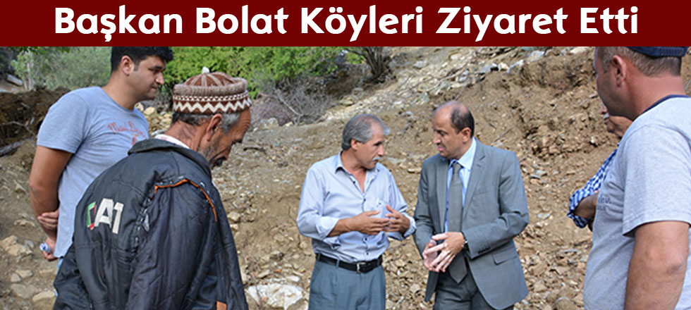 Başkan Bolat Köyleri Ziyaret Etti