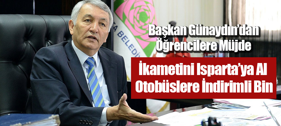 Başkan Günaydın’dan Öğrencilere Müjde