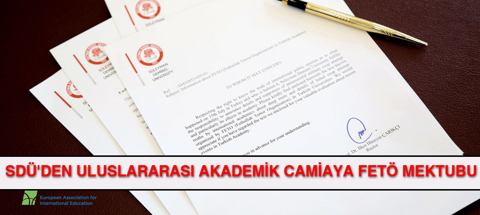 SDÜ'den Uluslararası Akademik Camiaya FETÖ Mektubu