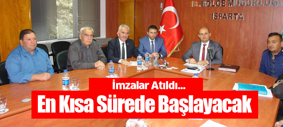 İmzalar Atıldı... En Kısa Sürede Başlayacak