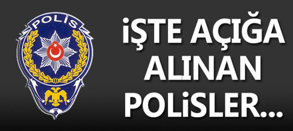 Isparta'da Açığa Alınan Polislerin Listesi Belli Oldu