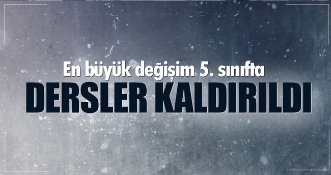Artık 5. Sınıfta DersYok