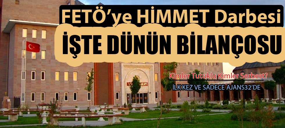 FETÖ'ye Himmet Darbesi / İşte Dünün Bilançosu