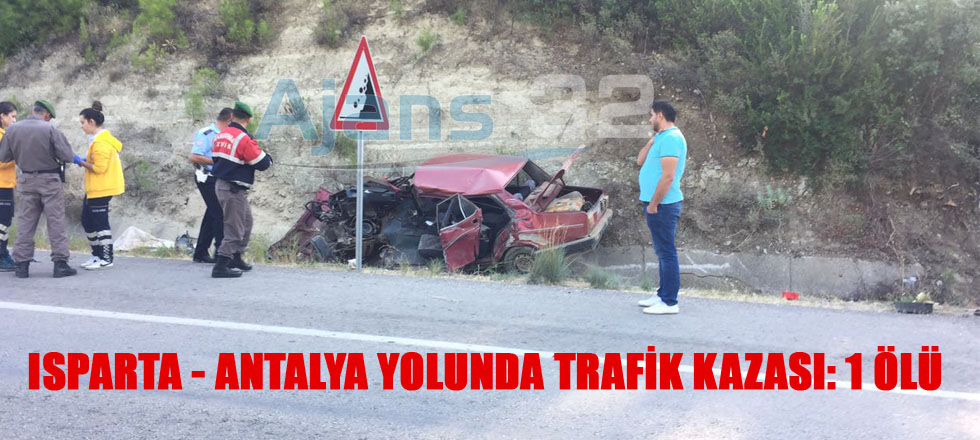 Antalya Yolunda Kaza 1 Ölü 4 Yaralı