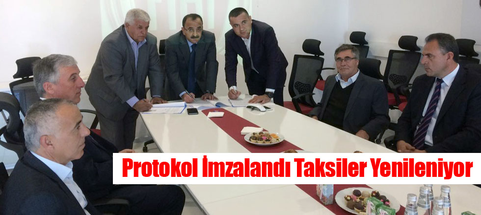 Protokol İmzalandı Taksiler Yenileniyor