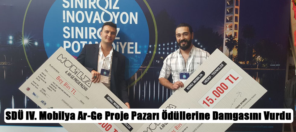 SDÜ IV. Mobilya Ar-Ge Proje Pazarı Ödüllerine Damgasını Vurdu