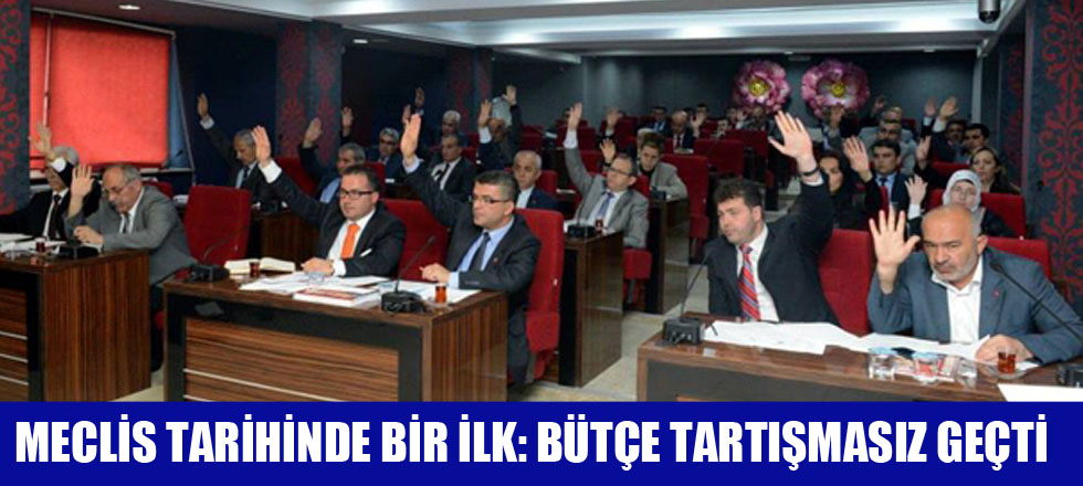 Meclis Tarihinde Bir İlk: Bütçe Tartışmasız Geçti