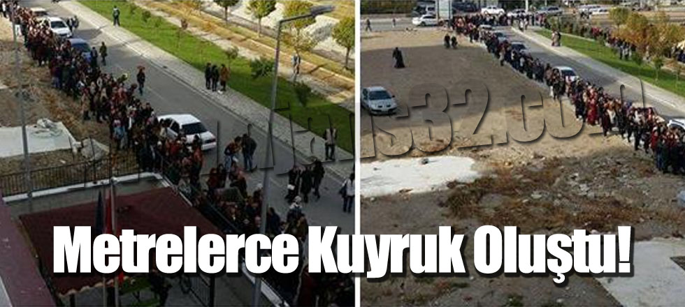 Metrelerce Kuyruk Oluştu!
