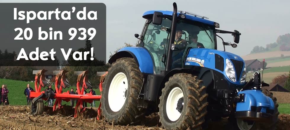 Isparta'da 20 bin 939 Adet Var