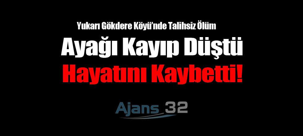 Ayağı Kayıp Çatıdan Düştü, Hayatını Kaybetti