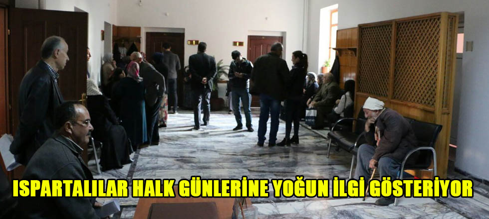 Ispartalılar Halk Günlerine Yoğun İlgi Gösteriyor