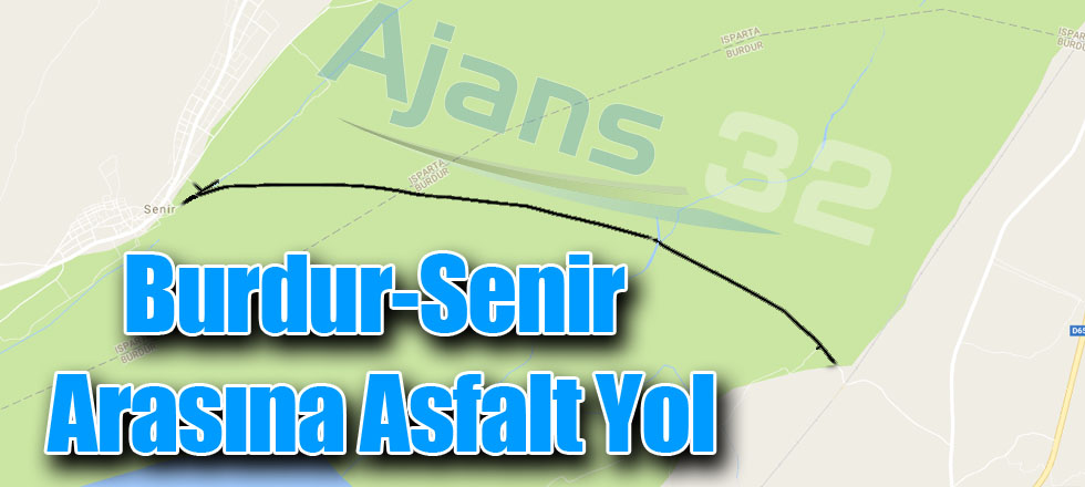 Burdur-Senir Arası Asfalt Yol