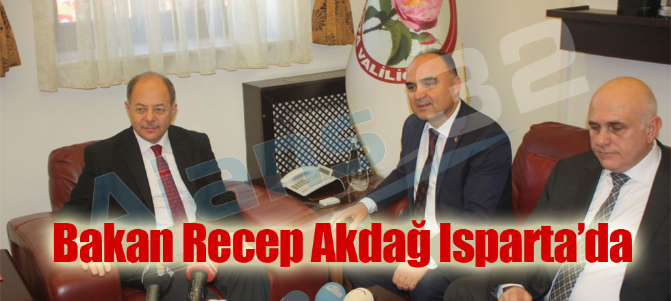 Sağlık Bakanı Recep Akdağ Isparta'da