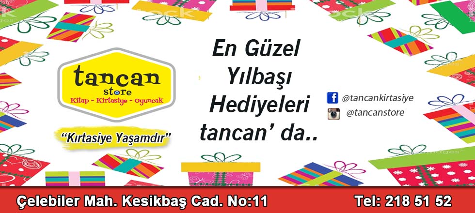 Yeni Yılın En Güzel Hediyleri Tancan Store'da..