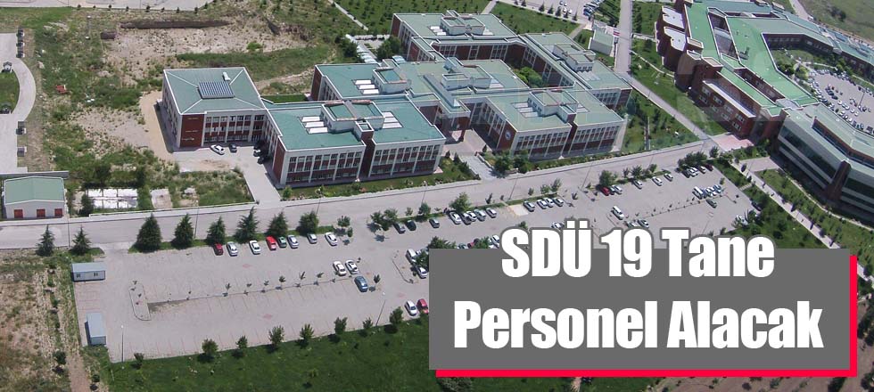 SDÜ 19  Personel Alacak