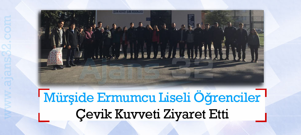 Mürşide Ermumcu Liseli Öğrenciler Çevik Kuvveti Ziyaret Ettiler
