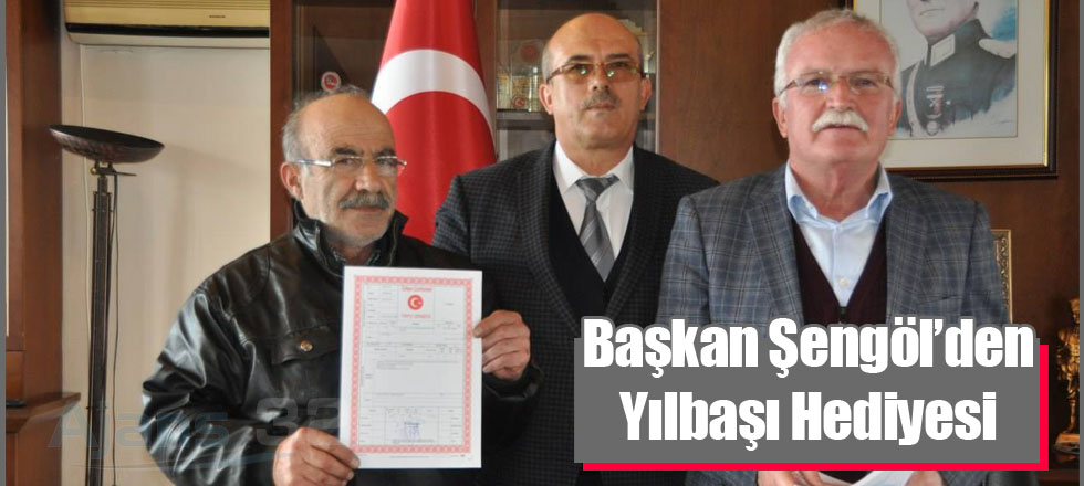 Başkan Ömer Şengöl'den Yılbaşı Hediyesi