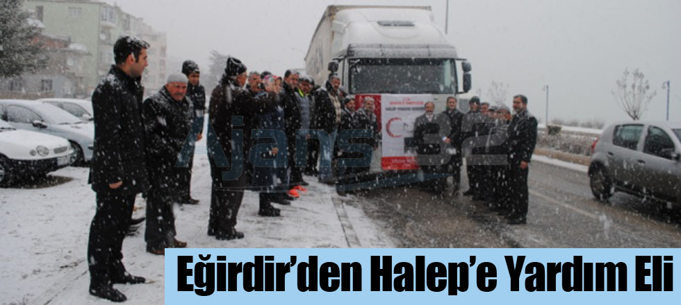 Eğirdir'den Halep'e Yardım Eli