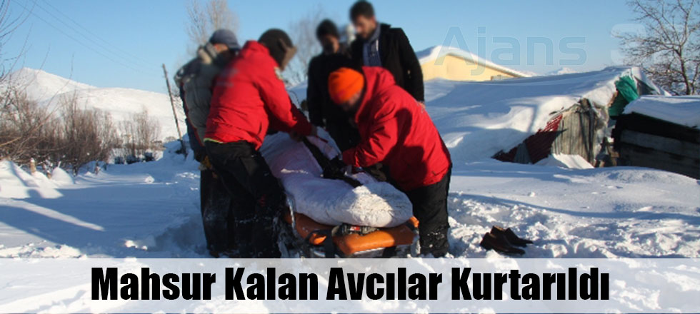 Dağda Mahsur Kalan Avcılar Kurtarıldı