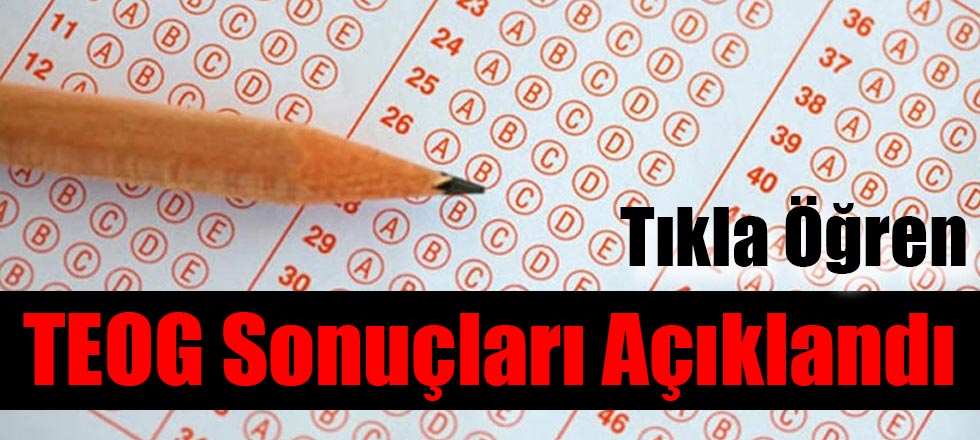 TEOG Sonuçları Açıklandı Tıkla Öğren