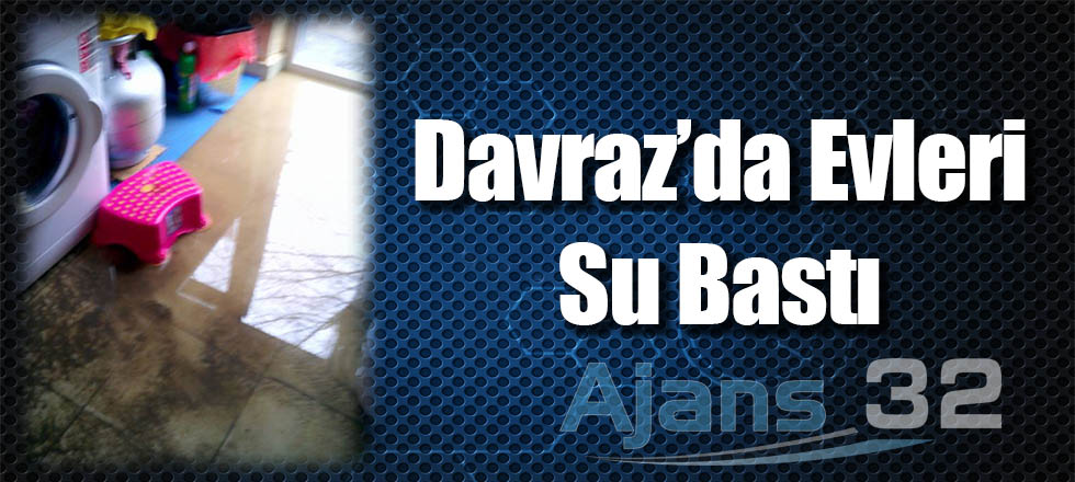 Davraz'da Evleri Su Bastı