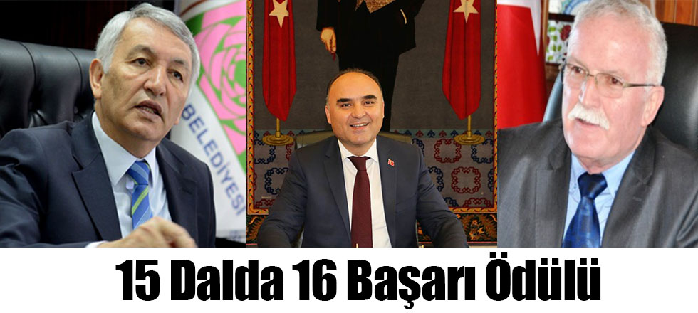 15 Dalda 16 Kişiye Başarı Ödülü