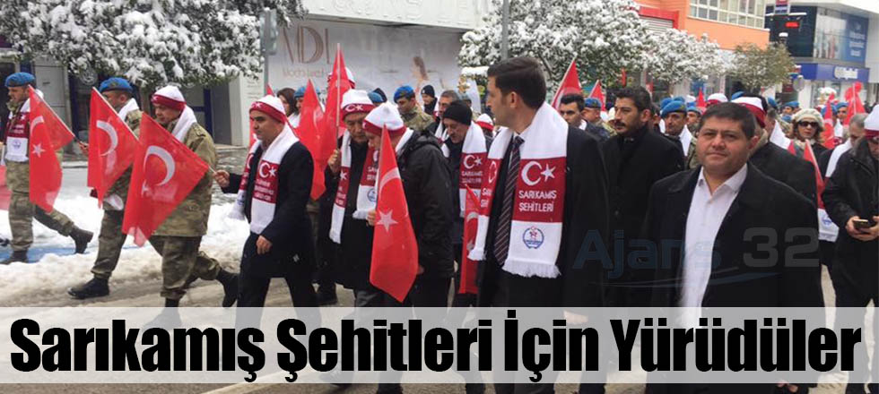 Isparta Sarıkamış Şehitleri İçin Yürüdü