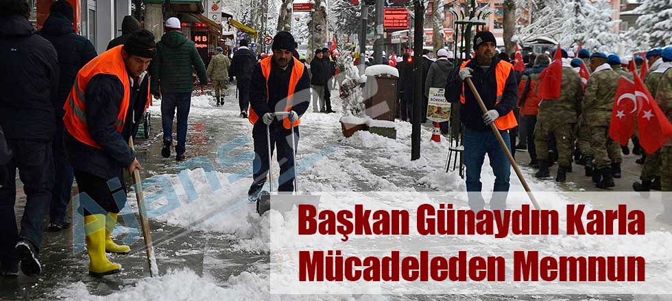 Başkan Günaydın Karla Mücadeleden Memnun