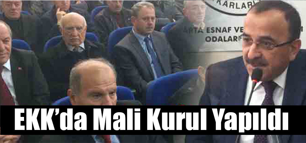 EKK'da Mali Kurul Yapıldı