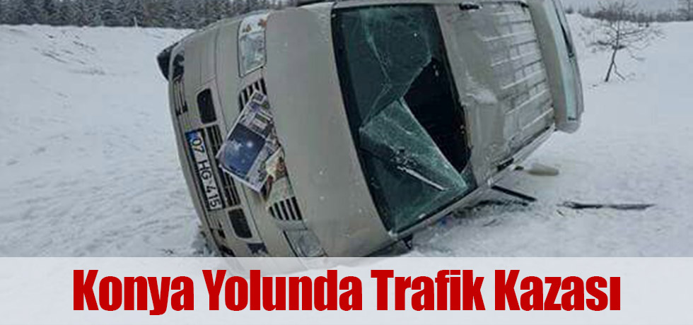 Konya Yolunda Trafik Kazası
