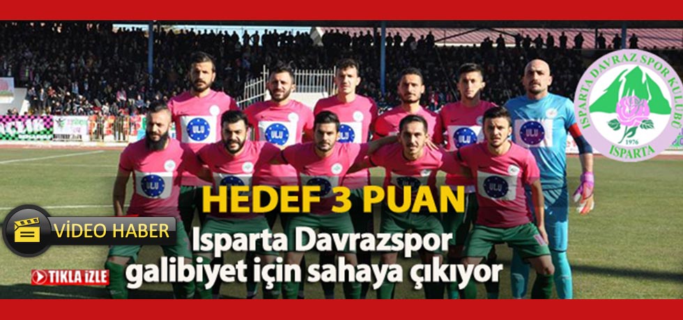 Davrazspor Galibiyet İçin Sahaya Çıkıyor (Video Haber)