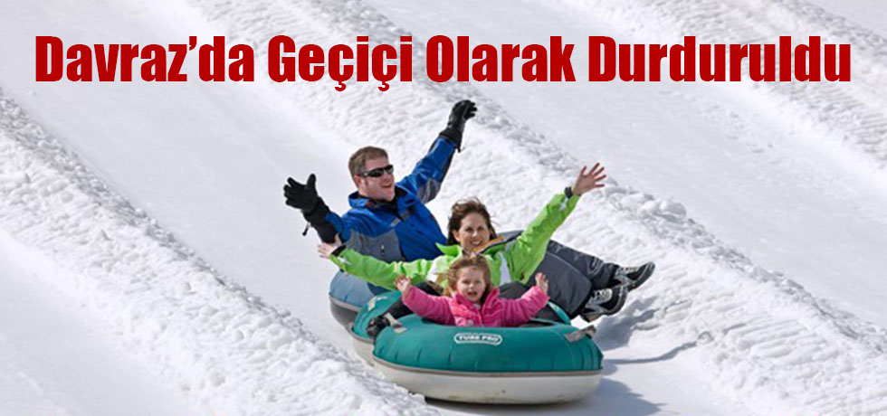 Davraz'da O Aktiviteler Geçici Olarak Durduruldu