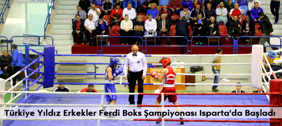 Türkiye Yıldız Erkekler Ferdi Boks Şampiyonası Isparta'da Başladı