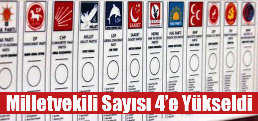 Vekil Sayısı 4'e Yükseldi