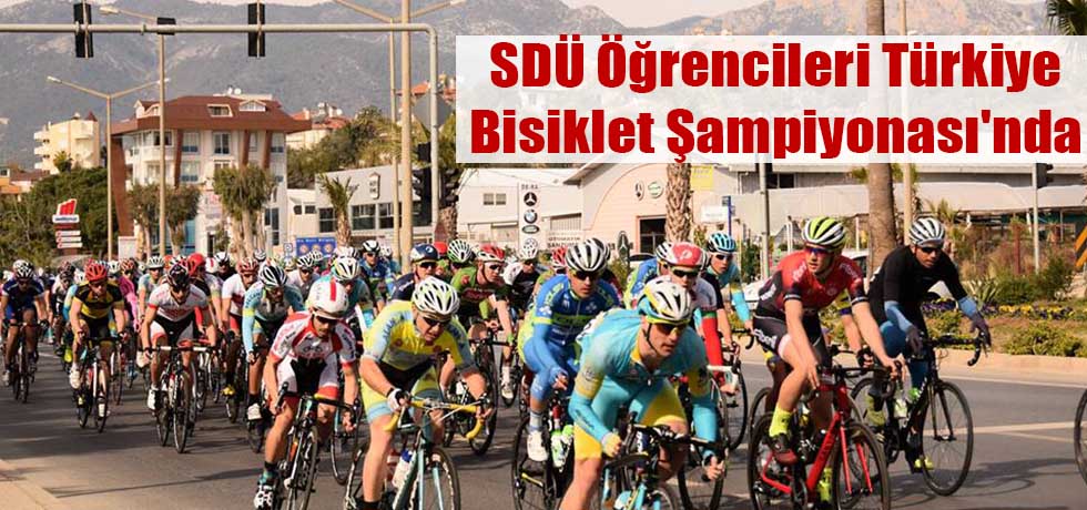 SDÜ Öğrencileri Türkiye Bisiklet Şampiyonası'nda