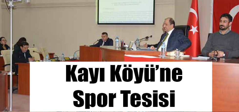 Kayı Köyü'ne Spor Tesisi