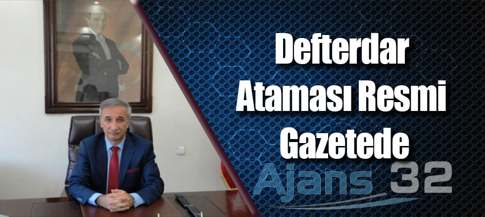 Defterdar Ataması Resmi Gazetede