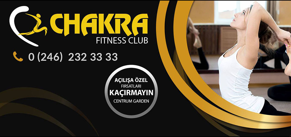 Chakra Fitness Center'da Açılışa Özel İndirimler