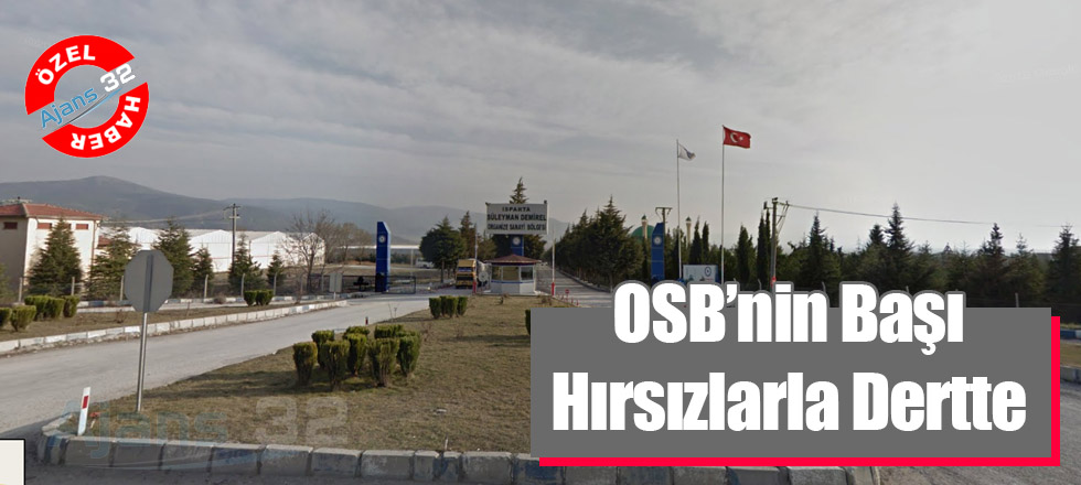 OSB'nin Başı Hırsızlarla Dertte