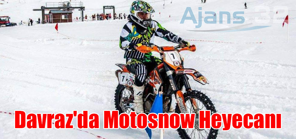 Davraz'da Motosnow Heyecanı