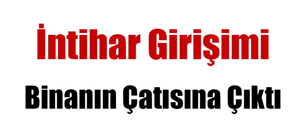 Binanın Çatısına Çıktı