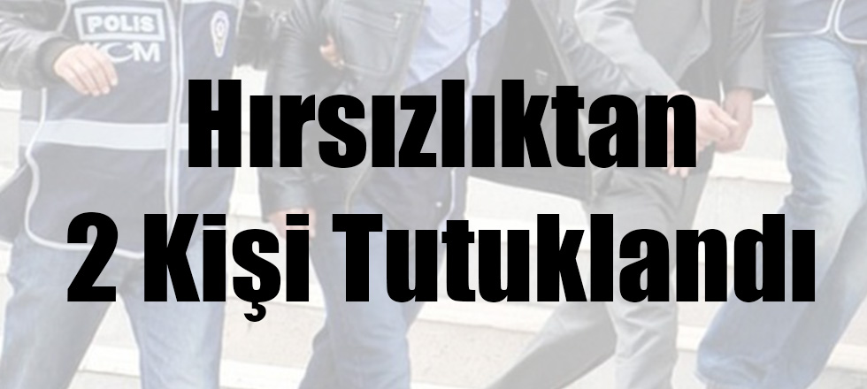 Hırsızlıktan 2 Kişi Tutuklandı