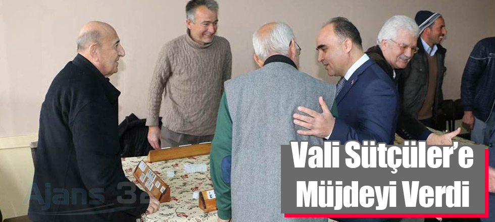 Vali Günaydın Sütçüler'e Müjdeyi Verdi