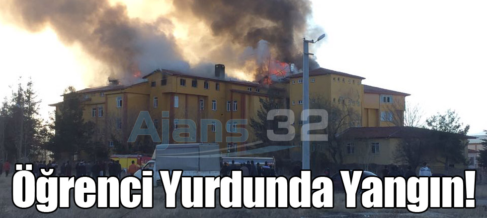 Öğrenci Yurdunda Yangın!