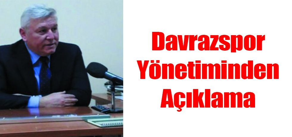 Davrazspor Başkan ve Yardımcısından Açıklama